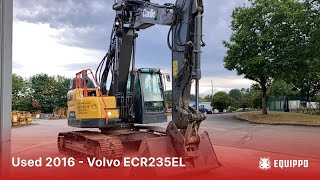 Used 2016 - Volvo ECR235EL | Used Tracked Excavator | equippo.com |