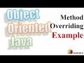 49 Java Method Overriding Example |
