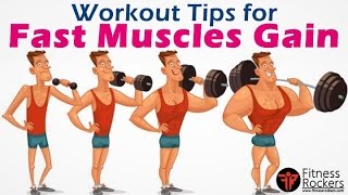 How to gain muscle fast | bodybuilding muscle gain workout tips  | Hindi | Fitness Rockers
