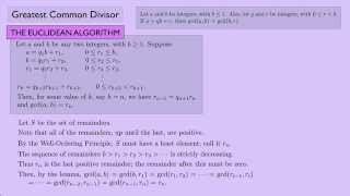 (Abstract Algebra 1) Greatest Common Divisor