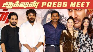 Action Movie Press Meet | Vishal | Tamannaah I Hiphop Tamizha I Sundar C | Latest Tamil Movie Events