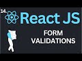 Form Validations in ReactJs Tutorial #14 | Complete React Course