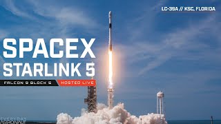 Watch SpaceX launch 60 Starlink Satellites, reuse a fairing and fly a booster for the 5th time!