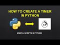 | How to create a Stop watch using python | | Python tutorials |