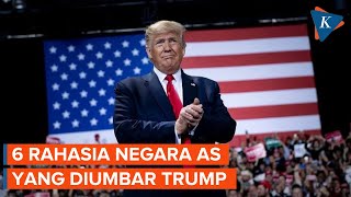 Sederet Rahasia Negara Amerika yang Pernah Diumbar Donald Trump