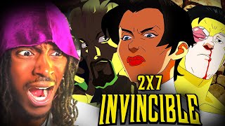 THE VILTRUMITE INVASION!! | INVINCIBLE SEASON 2 EPISODE 7 REACTION (I'm Not Going Anywhere)