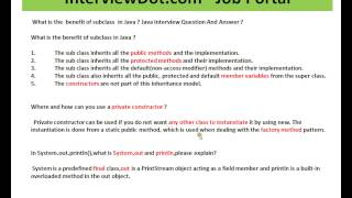 Private Constructor in Java When to Use