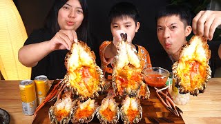 เมนูสุดฮิตตลอดกาล กุ้งแม่น้ำเผา มันเยิ้มๆๆ!!! | ชิบะคุก Siba Cook