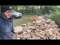 building a dry stone curved wall u0026 cladding 1