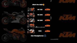 KTM RC Series Sound Comparison 😮🔥|#ktm #rc8 #rc390 #rc250 #rc200 #rc125 #superbike #stock #exhaust