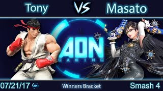 AON Smash 4 #29 Masato Vs Tony Winners Bracket