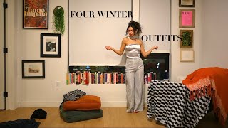 Four winter outfits