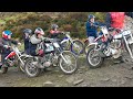 Red Rose Classic Motorcycle Trial. Feb 2024. Warmden Quarry, Huncoat, Lanc's. In HD. Video + Photos