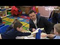 Cool FMs Pete Snodden visits Carrickfergus Central Primary School