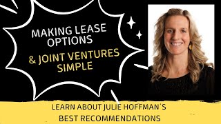 Making Lease Options Joint Ventures Simple