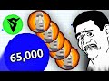 WORLDS BIGGEST AGARIO TRICKSPLIT WITH 65k MASS // Agar.io