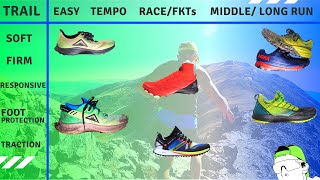 Trail Running Shoe Matrix Early 2020 | DeMoor Global Running