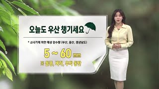 낮 기온 26도, 습도 ↑.. 오후부터 곳곳 소나기 [울산 날씨](2023.06.14/뉴스투데이/울산mbc)