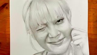 (여자)아이들 민니 브이앱볼콕(?) 손그림 그리기 - Drawing (G)I-DLE MINNIE