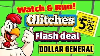 Run deals glitch deals at Dollar General watch and Go