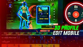 How to make God level lobby edit free fire || Free Fire Lobby Edit Tutorial only in kinemaster