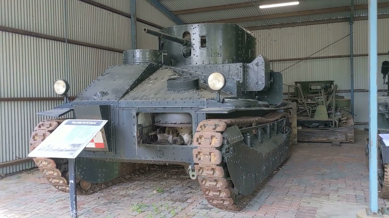 Vickers Mark II Medium Australian Army Tank Museum. British Tank. - YouTube