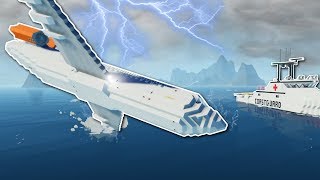 PLANE & SINKING SHIP SURVIVAL! - Stormworks: Build and Rescue Multiplayer Gameplay