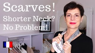 How To Wear Scarves If You Have A Short Wide Neck