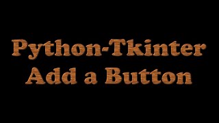 Tkinter Python GUI tutorial - Add a Button | Tkinter in Bangla |