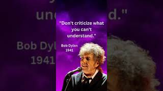 Bob Dylan Quote for life #shorts #viral #motivational