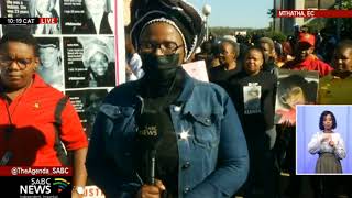 GBV I #JusticeforNamhla march being held to demand arrest of alleged killer of Namhla Mtwa