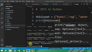 How to use sets in Python? | Python Tutorials in Hindi | Python Set Example