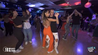 Marco Palladino \u0026 Nikoleta Kaito - Bachata Social Dance | 10x Birthday Party