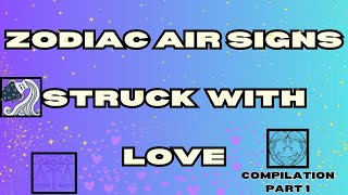 ZODIAC AIR SIGNS IN LOVE | HOW GEMINI, LIBRA, \u0026 AQUARIUS ACT WHEN STRUCK WITH LOVE!