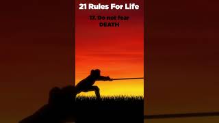 21 Rules For Life By Miyamoto Musashi #shorts