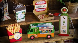 Pit Stop Box Cards SVG Kit Trailer