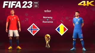 FIFA 23 - Norway vs. Romania - FIFA World Cup Qatar Final | PS5™ Gameplay [4K 60FPS] Next Gen