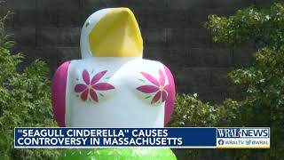 MA: New Bedford residents say seagull sculpture is 'too sexy'