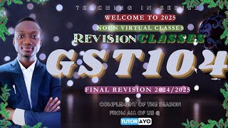 GST104 FINAL E-EXAM REVISION 2024/25