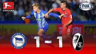 Hertha Berlin - SC Freiburg [1-1] | GOLES | Jornada 8 | Bundesliga