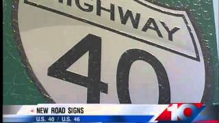 INDOT to double sign US 40 and SR 46