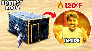 Most Hottest Room In The World. Can I Survive Inside? 🔥😲 | Mad Brothers