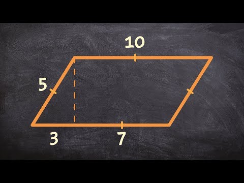 Use the pythagorean theorem to find the area of a parallelogram Use the pythagorean theorem to find the area of a parallelogram