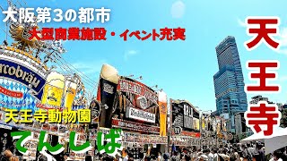 【大阪】第3の都市 天王寺の街をぶらり 「あべちか・てんしば・天王寺動物園」Osaka Metro天王寺駅 てんしば フリューリングスフェスト2024 春のドイツビールの祭典【4K 】