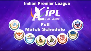 IPL 2020|IPL 2020 Full Schedule|IPL 2020 All Matches Schedule|IPL Date, Time & Venue| Live Streaming
