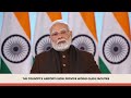 pm modi s speech at launch of various railway projects english subtitles