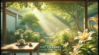 Morning Sunlit Garden 晨曦庭院| Relaxing Nature Ambiance Music 清新放鬆音樂與自然氛圍