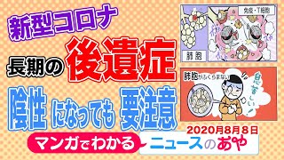 【マンガ】陰性になっても要注意！新型コロナの”後遺症”　2020年8月8日OA