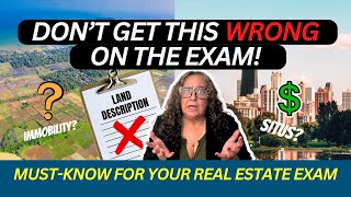 Master These Land Characteristics & Legal Descriptions (Real Estate Exam Must-Knows!)