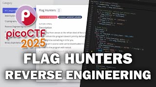 picoCTF 2025 - Reverse Engineering - Flag Hunters